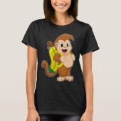 Monkey Banana Backpack T-Shirt (Vorderseite)