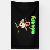 Monkey Banana Banner (Vertikal)