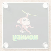 Monkey Banana Glasuntersetzer (Rückseite)