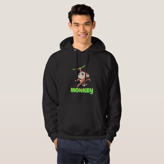 Monkey Banana Hoodie (Vorne ganz)