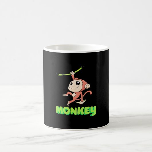 Monkey Banana Kaffeetasse (Mittel)