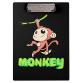 Monkey Banana Klemmbrett (Vorderseite)
