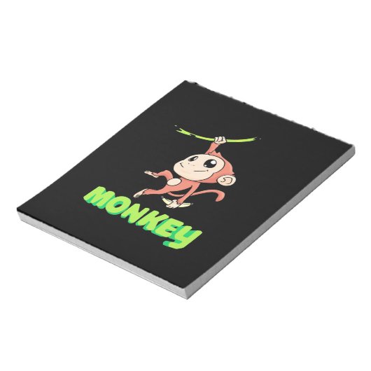 Monkey Banana Notizblock (Rotiert)