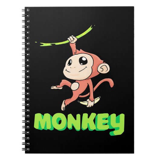 Monkey Banana Notizblock (Vorderseite)