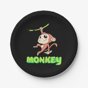 Monkey Banana Pappteller