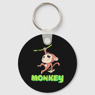 Monkey Banana Schlüsselanhänger