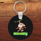 Monkey Banana Schlüsselanhänger (Vorderseite)