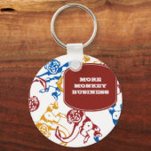 Monkey Barrel Retro Schlüsselanhänger (Vorderseite)