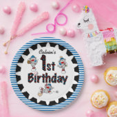 Monkey Baseball 1st Happy Birthday Paper Tellers Pappteller (Party)