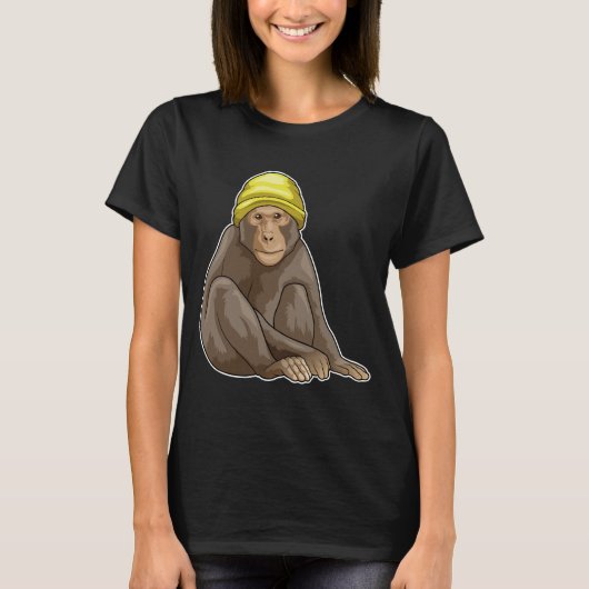 Monkey Beanie T-Shirt (Vorderseite)