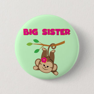 Monkey Big Sister Button