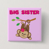 Monkey Big Sister Button (Vorderseite)