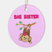 Monkey Big Sister Keramik Ornament (Links)