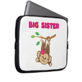 Monkey Big Sister Laptopschutzhülle (Vorne Rechts)