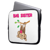 Monkey Big Sister Laptopschutzhülle (Vorderseite Links)