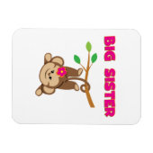 Monkey Big Sister Magnet (Horizontal)