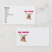 Monkey Big Sister Visitenkarte (Vorne/Hinten)
