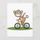 Monkey Biker Postkarte (Vorderseite)