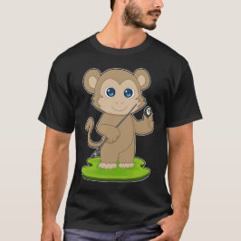 Monkey Billiards Queue Sport T-Shirt