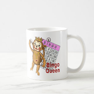 Monkey Bingo Königin Tasse