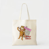 Monkey Bingo Queen Tote Bag Tragetasche (Vorne)