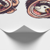 Monkey Bird Geschenkpapier (Ecke)