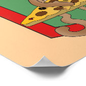 Monkey Birthday Party Banner Poster (Ecke)