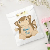 Monkey Birthday Party Blue Geschenktütchen (Versiegelt)