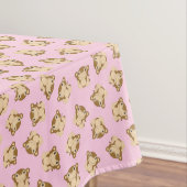 Monkey Birthday Party Pink Tischdecke (Beispiel)