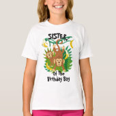 Monkey Birthday Shirt Sister Monkey Birthday (Vorderseite)