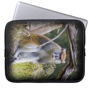 Monkey Black Edge Laptopschutzhülle