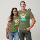 Monkey Bowling Bowling T-Shirt (Unisex)