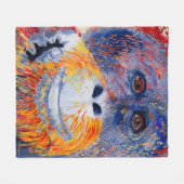 Monkey Boy Fleece Blanket (Vorderseite (Horizontal))