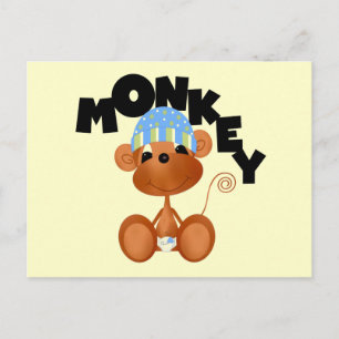 MONKEY Boy Tshirts und Geschenke Postkarte