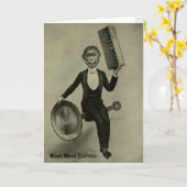"Monkey Brand Soap Advertisement" Grußkarte Karte (Gelbe Blume)