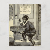 "Monkey Brand Soap Advertisement" Postkarte (Vorderseite)