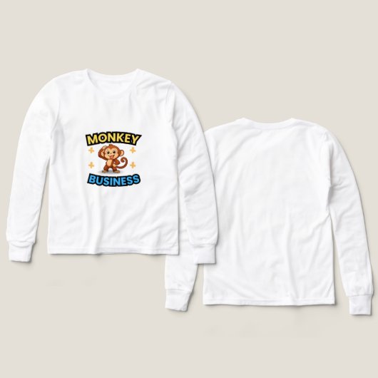 Monkey Business Funny  (Design Vorderseite & Rückseite)