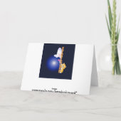 Monkey Business funny Birthday card Karte (Rückseite)