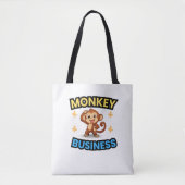 Monkey Business Funny Tasche (Vorderseite)