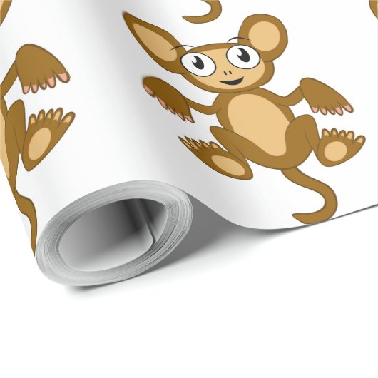 MONKEY BUSINESS GESCHENKPAPIER (Rolleneckpunkt)