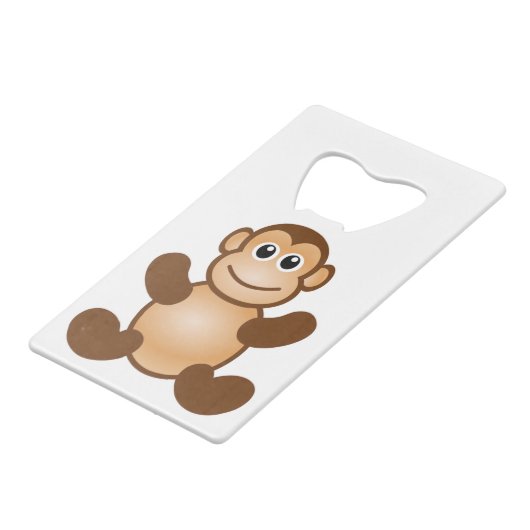 MONKEY BUSINESS KREDITKARTEN FLASCHENÖFFNER (Vorderseite Schrägansicht)