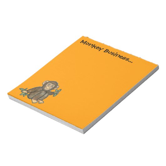 Monkey Business Note Pad Notizblock (Rotiert)
