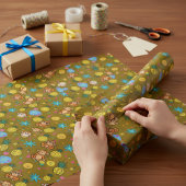 Monkey Business Pattern Geschenkpapier