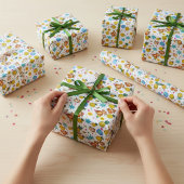 Monkey Business Pattern Geschenkpapier