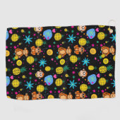 Monkey Business Pattern Golfhandtuch (Horizontal)