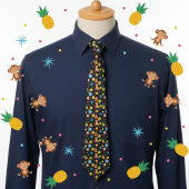 Monkey Business Pattern Krawatte