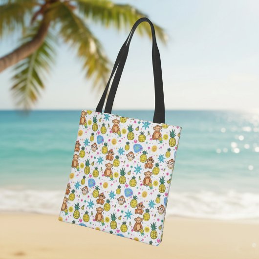 Monkey Business Pattern Tasche