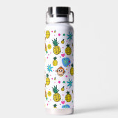 Monkey Business Pattern Trinkflasche (Rückseite)