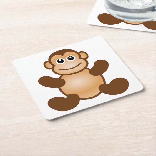 MONKEY BUSINESS RECHTECKIGER PAPPUNTERSETZER (angewinkelt)