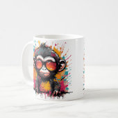 Monkey Businnes - Affe tasse design (Vorderseite Links)